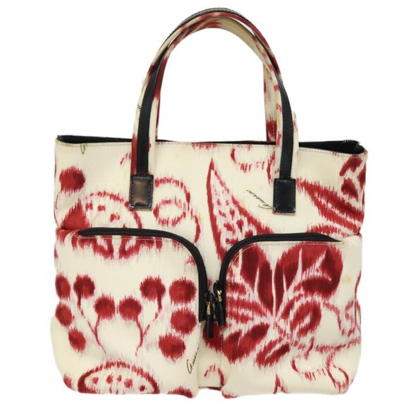 Gucci Nylon Outlet Red and Cream Handbag - Picture 1 of 11